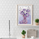 Mosaic Part Drill Special Shaped DIY Flowers Vase Picture 5D Diamond Painti
