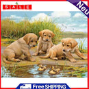 5D DIY Diamond Painting Kits Puppy Full Round Drill Wall Decor Art Crafts Mosaic