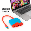 #A USB-C to HDMI-compatible PD USB3.0 4K Video Converter Docking Station for Swi