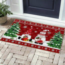 Christmas Gnome Dwarf Doormat Merry Christmas Welcome Carpet Door Rug (1) Newly