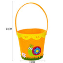 Easter Basket Portable Non-woven Storage Bucket Home Party Ornaments Decorati