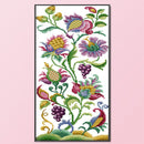 14CT Partial Cross Stitch Fruits Flower Counted DIY Embroidery Kits Crafts