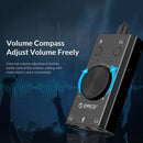 Widewing SC2 External USB Sound Card Adapter Volume Control Audio Card for MacB