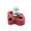 Bus Bar Power Terminal Block Heavy Duty M8 Power Distribution Stud (Red) Newly