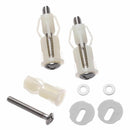 Installation Replacement Toilet Seat Hinges Bolts Fixing Screws Bathroom Nut