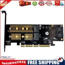 3 in 1 Msata PCIE M.2 NGFF NVME SATA SSD to PCI Express 4X SATA3 Apapter