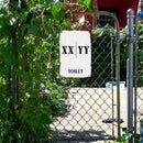 Rectangular Metal Sign Plaque Tin Signs Toilet Tin Plate Art Wall Posters