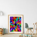 Diamond DIY Colorful abstract Full Square Drill Rhinestone Picture