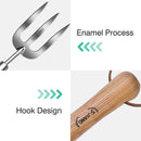 18Pcs Garden Tool Set with Steel Trowel and Hand Rake 15X Plant Lables K5E3