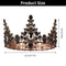 Women Tiara Bridal Hair Accessories Baroque Queen Crown Wedding Crown
