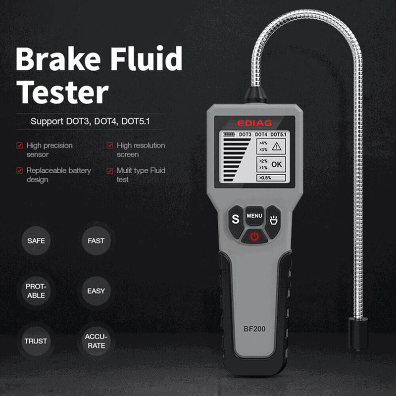 BF200 Auto Oil Quality Brake Fluid Tester Diagnostic Tools for Motorcycle Car