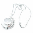 Gifts Sliver Celestial Jewelry 12 Zodiac 12 Constellation Moon Pendant Necklace