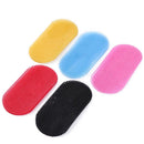 2pcs Hair Stickers Bangs Clip Seamless Hair Holder Hair Gripper (Ellipse)