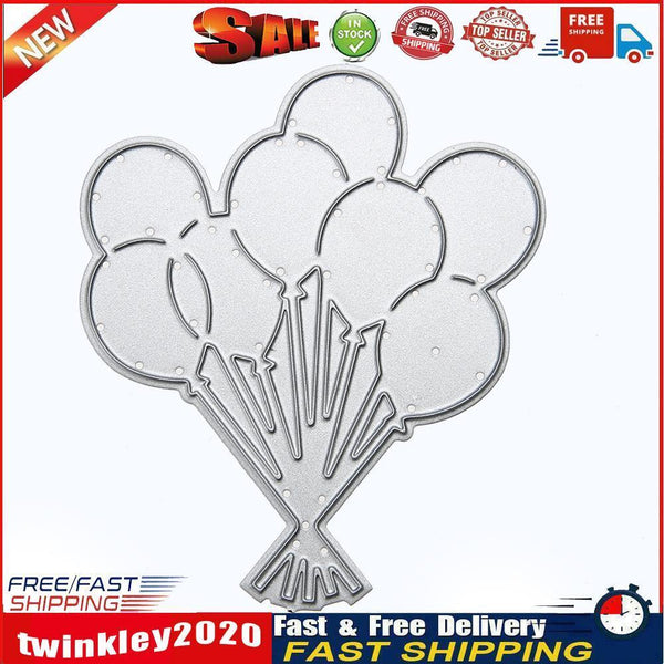 DIY Balloon-shaped Cutting Dies Stencil Scrapbooking Embossing Template Newly
