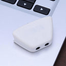 3.5mm Jack Microphone Earphone to 2.5mm Audio Adapter for Xbox 360(White)