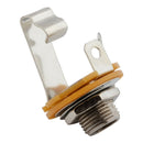 Adapter 1/4" Mono Input Jack Plug 6.35 Female Base Amplifier Socket For 10pcs