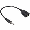 Interface Auto Universal Audio Adapter Car Converter USB Connector Aux Cable