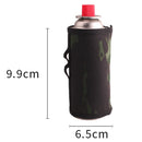 6.5x9.9cm Gas Fuel Canister Protective Cover Camping Gas Cylinder Storage Bag