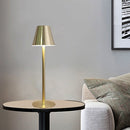 #A Rechargeable Desk Lamp Touch Dimming Metal Table Lamps for Bar Cafe Home Room