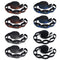 5x2pcs Hammock Strap Outdoor Camping Tree Hanging Load Bearing Rope(White)