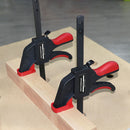 2pcs Woodworking Work Bar F Clamps DIY Quick Ratchet Release Squeeze Clip Newly
