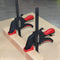 2pcs Woodworking Work Bar F Clamps DIY Quick Ratchet Release Squeeze Clip Newly