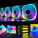 PC ARGB Cooling Fan 12V RGB 6 Pin 120mm Quiet Wireless Computer Case Cooler