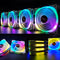 PC ARGB Cooling Fan 12V RGB 6 Pin 120mm Quiet Wireless Computer Case Cooler