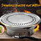 Barbecue Grill Pan Non-Stick Smokeless Gas Stove Plate Household Roasting Gadget
