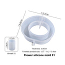 Silicone Molds for Flower Rose Vase Epoxy Casting DIY Mould Art Crafts (A) Newly