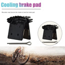 1 Pair MTB Bike Cooling Fins Heat Radiation Brake Pad for M9000 M9020 M987 Newly