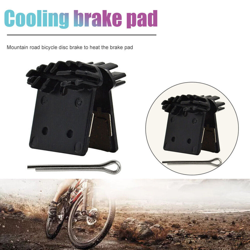 1 Pair MTB Bike Cooling Fins Heat Radiation Brake Pad for M9000 M9020 M987 Newly
