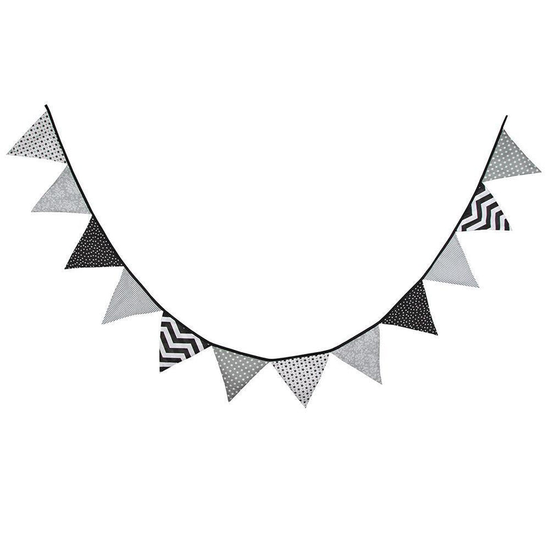 12 Flags 3.2m Pennant Bunting Banners Triangular Flags Party Wedding Decor