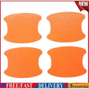 Carbon Fiber Car Exterior Door Handle Cup Protector Stickers Universal Set