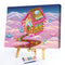 Candy House Oil Paint by Numbers Hand Painted Frameless Picture Home Ornament