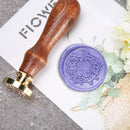 Fire Paint Sealing Wax Tablet Lacquer Seal Pill Envelope Decor (Ice Purple)