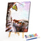 Frameless Oil Paint By Numbers DIY Cat Butterfly Picture Craft Kit for Home