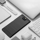 Soft TPU Carbon Fiber Phone Case for Sony XA3 ULTRA Protective Shell Back Cover