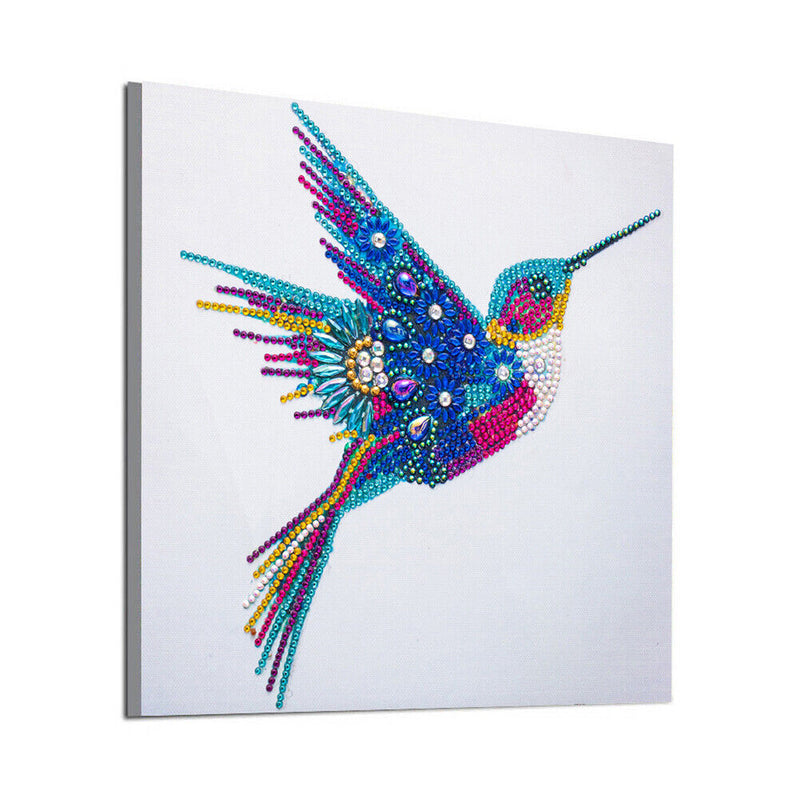 5D Diamond Painting Kit Hummingbird Partial Special Shape Drill DIY Mosaic