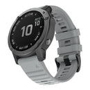 Silicone Band Strap for Garmin Fenix 6 5 Forerunner 935 Quatix 5 (Grey) Newly