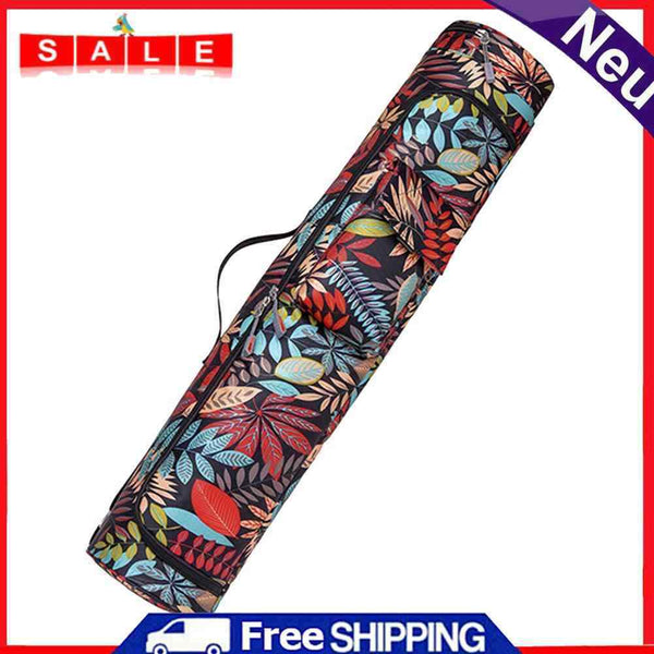 3pcs Printed Yoga Mat Pilates Fitness Sports Exercise Pad Carry Backpack