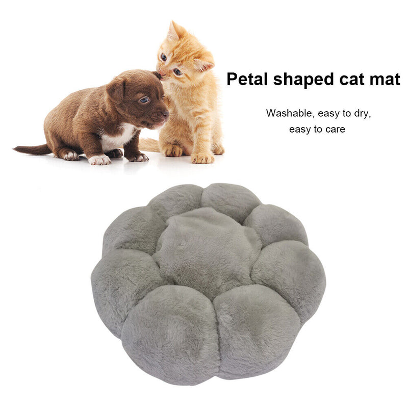 Flower Shaped Animal Mat Washable Plush Cat Kennel Soft Comfortable Pet Produ