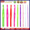 9pcs/Set Plastic Crochet Hooks Sewing Needles Craft Yarn Knit Weave Tools