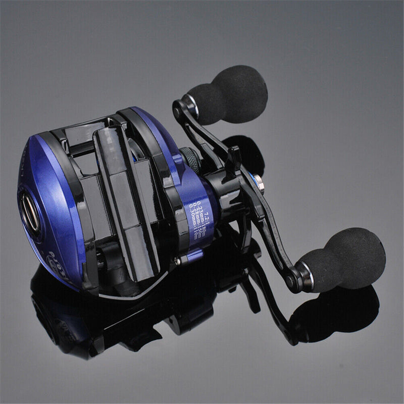 Right Hand Baitcasting Reel 17+1 High Speed Gear Ratio 7.2:1 Fishing Reel