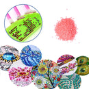 15g/Bag DIY Luminous Round Rhinestones Kit for Diamond Painting (Rose Pink)