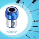 Hex Shank Magnetic Drywall Precision Screwdriver Holder Screw Tool (Blue)