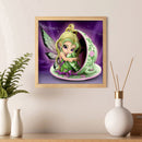 3 Strands DIY Full Embroidery Set Butterfly Girl Printed Cross Stitch Home Decor