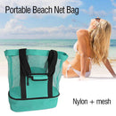 Insulation Lunch Bag Picnic Net Beach Handbag Food Beverage Storage (Green)