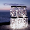 LED Solar Fairy Mason Jar Light Party Wedding Garden Decor (White Light 2m)