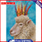 Hand Painted Digital Oil Art Picture DIY Sheep Frameless Paint By Numbers Kit